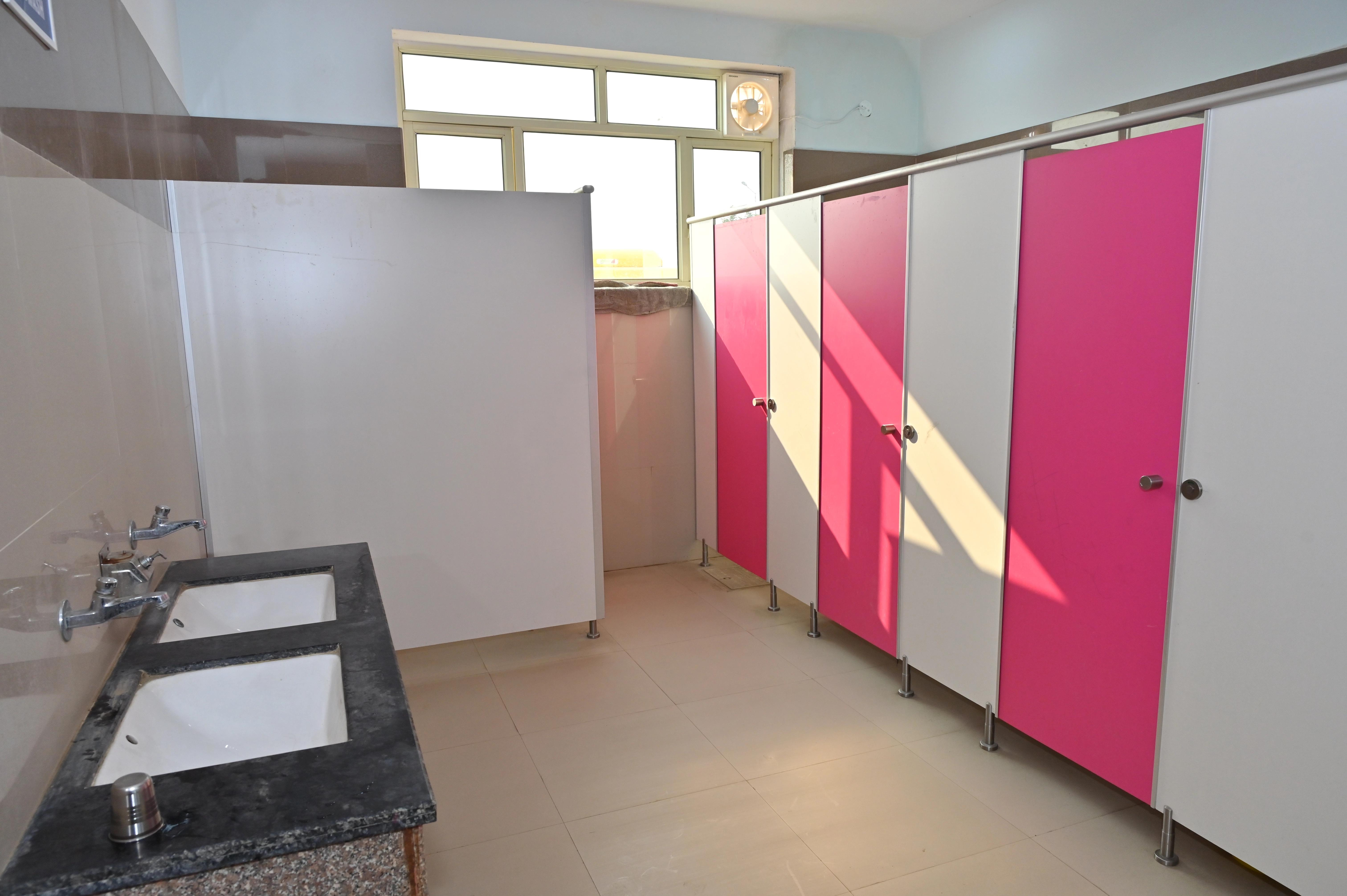 Hygienic Washrooms at GD International School, Sector 92, Gurugram