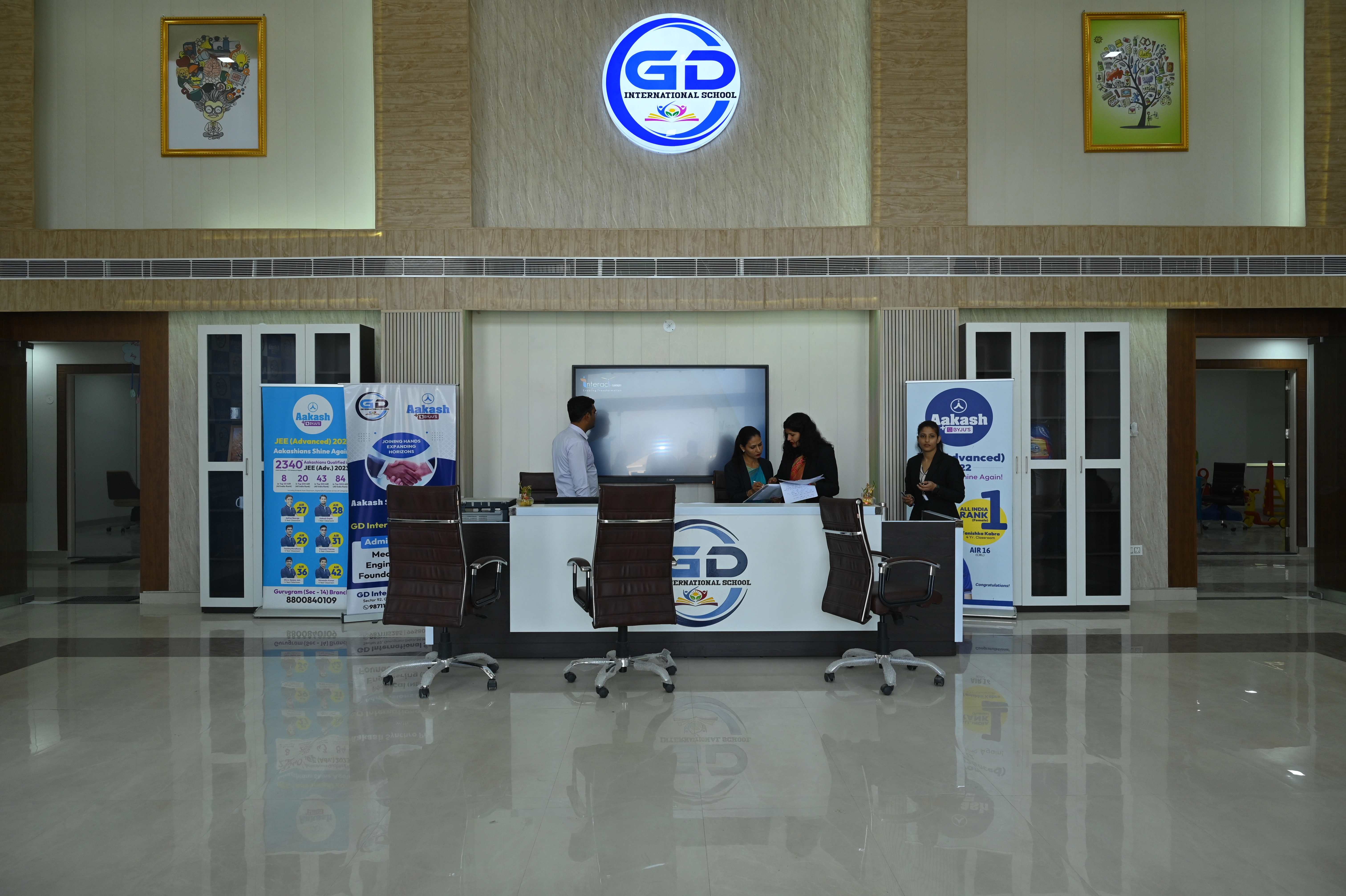 Our Reception at GD International School, Sector 92, Gurugram
